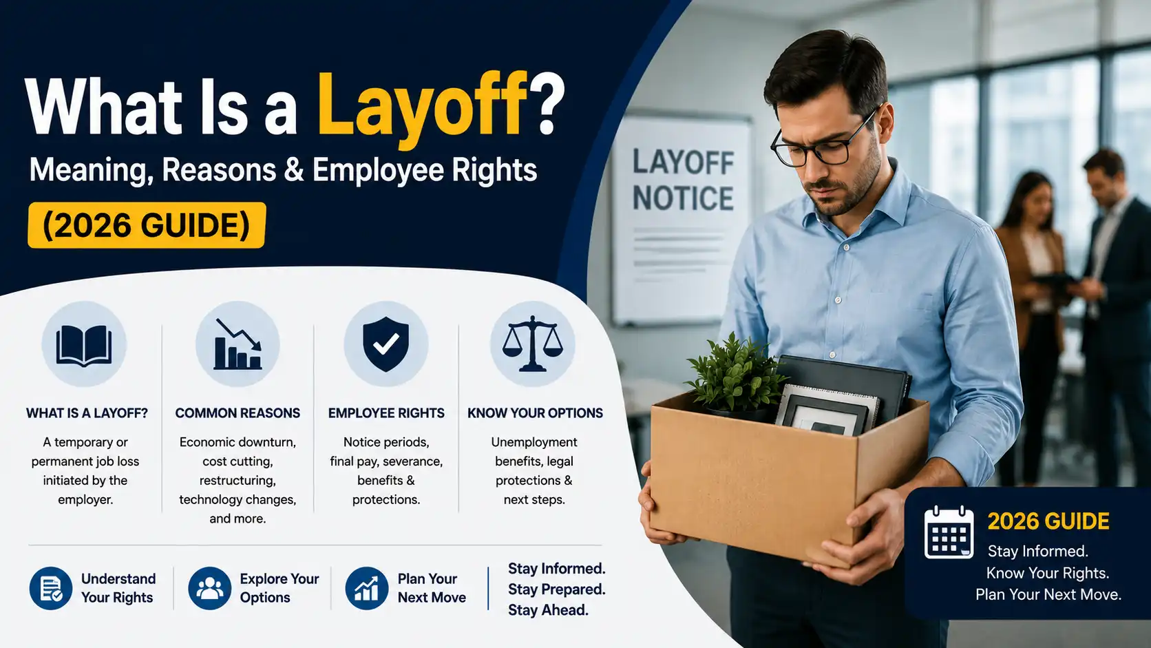 Image What Is a Layoff? Meaning, Reasons & Employee Rights (2026 Guide)